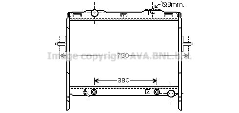 AVA QUALITY COOLING Radiaator,mootorijahutus KA2058